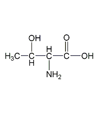 L-苏氨酸结构式