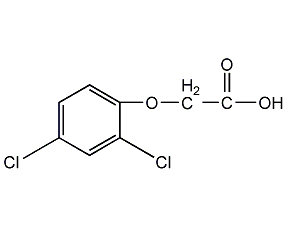 2,4-二氯苯氧乙酸结构式